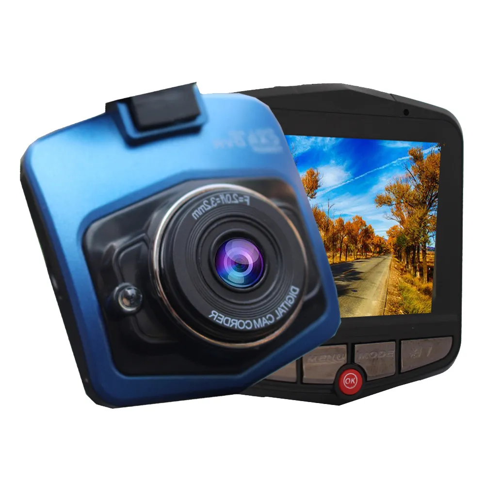 Mini telecamera per auto DVR fotografica Nuovo anteriore Full HD 1080P Registratore video Registratore di parcheggio G-sensor Visione notturna da 2,4 pollici Dash Cam HP320