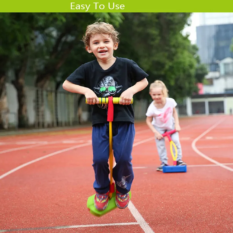 Children Rubber Crazy Jumping Stilts Safety For Kids Toy Jumping Sports