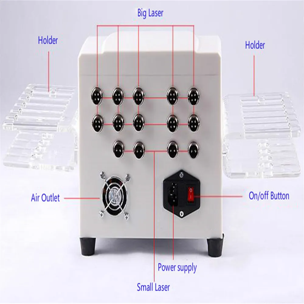 Newest Design High Quality Slimming Fat Loss 5mw 635nm-650nm Lipo Laser 14 Pads Fat Burning & Cellulite Removal Beauty Body Shaping Machine