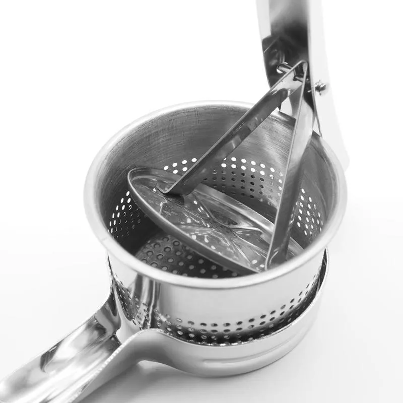 Potato Masher Ricer Press Mashed Potatoes Stainless Steel Crushing