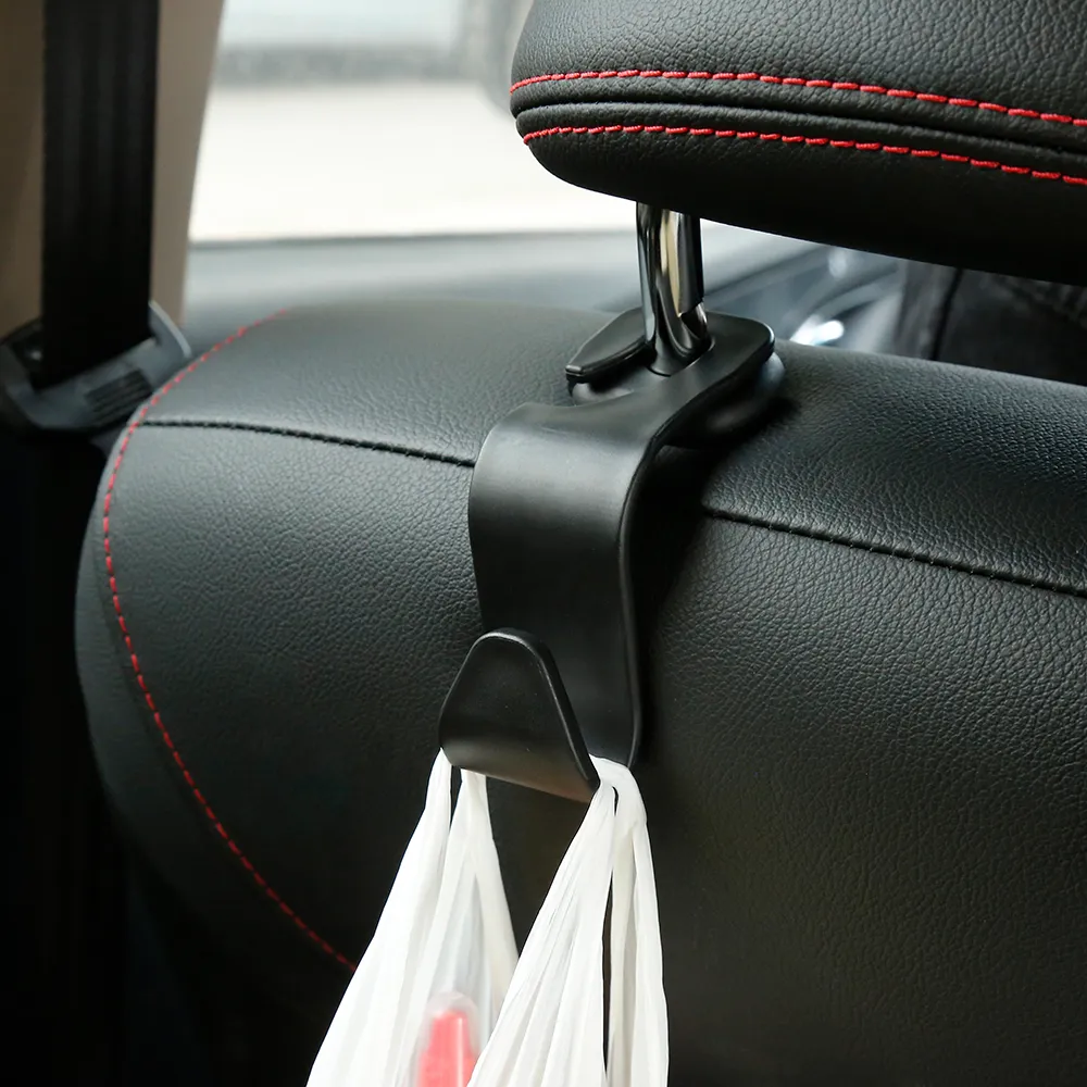 2/Back Car Seat Headrest Hanger Hooks Vehicle Hidden Bag For Shopping Bag  Storage Hook Hook Car Accessories Organizer From Miniputao, $45.48