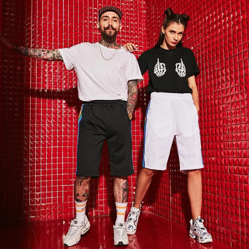 Short pour hommes Hommes Femmes Designers Shorts Pantalons Lettre Impression Bande Sangle Casual Vêtements à cinq points Summer Beach_voghion.com