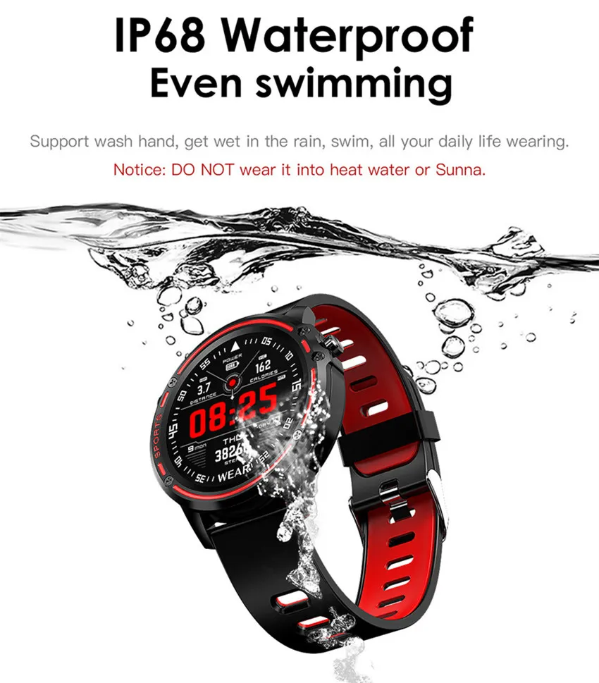 Montre connectée outlet ip68 notice
