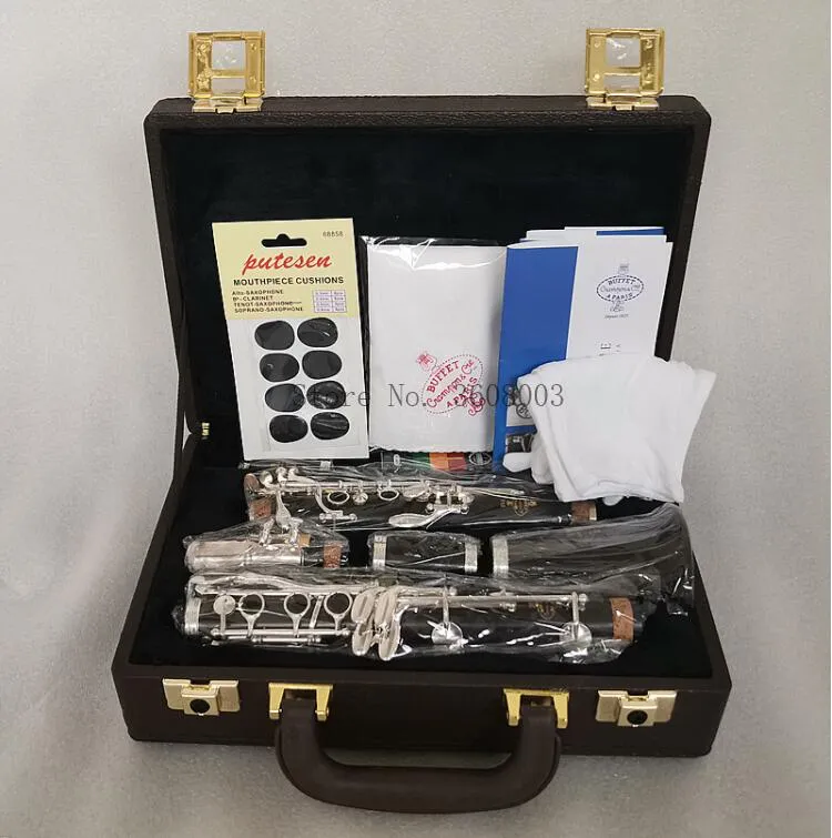 Clarinet Buffet E13モデルNew Professional Crampon BB Clarinetシルバーメッキ17キー1バレル新品