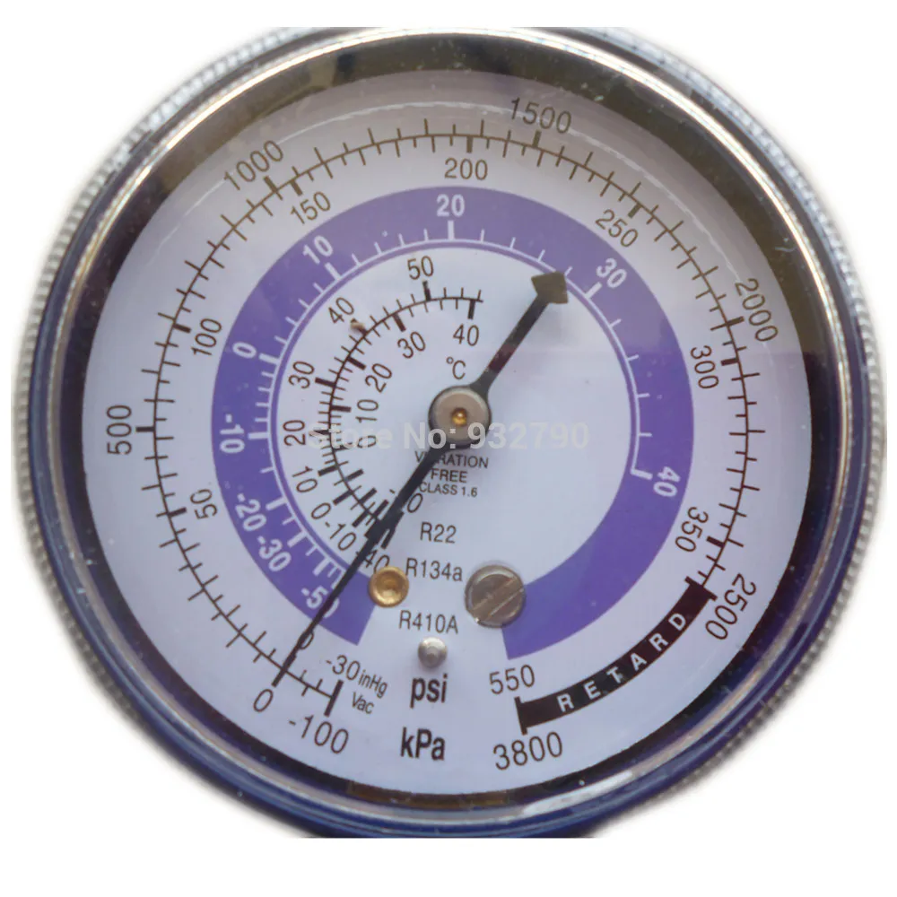 Manomètre de climatisation Freon R134a, R12, R22, R404A, outils de