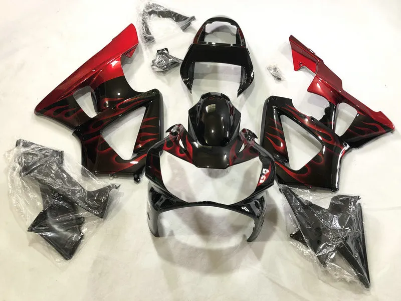 ホンダCBR900RR 929 00 01 CBR 900 RR CBR 900RR 2000 2001 CBR900レッドフレームフェアリゾートボディワーク+ギフトGS22