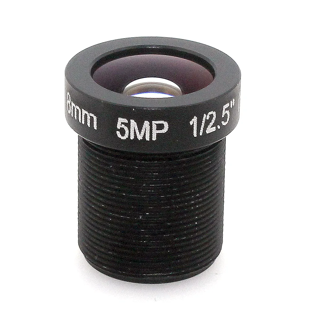 1 / 2,5 "HD 5MP 8mm 52 stopni Kąt zarządu IR CCTV Obiektyw M12 * 0.5 dla kamery IP Security IP