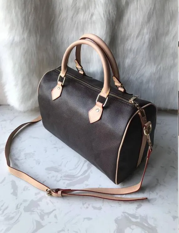 Bolsos famosos Monederos Moda clásica Bolso de mensajero para mujer Bolsos de hombro Bolsos de señora Totes 30 cm Con cerradura con llave Correa para el hombro Bolsa para el polvo