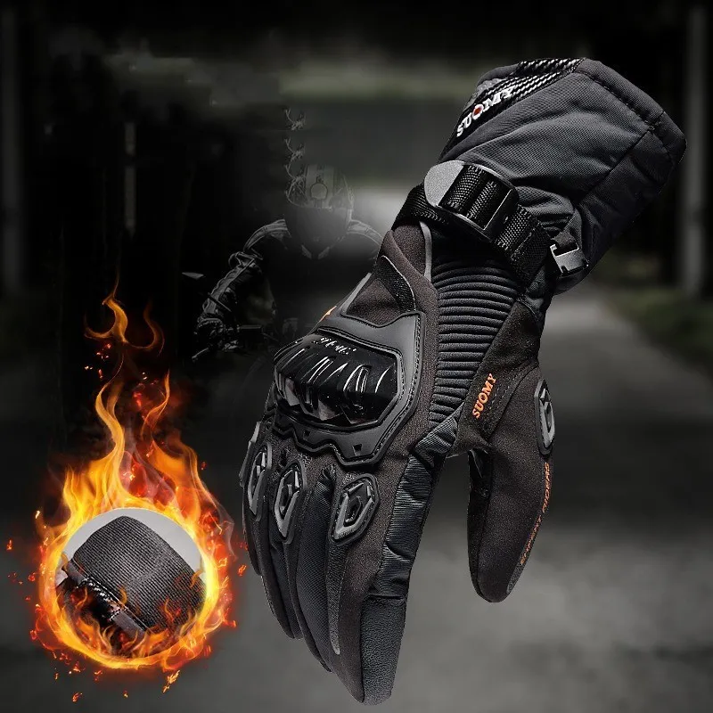 Motorbike gloves waterproof sales