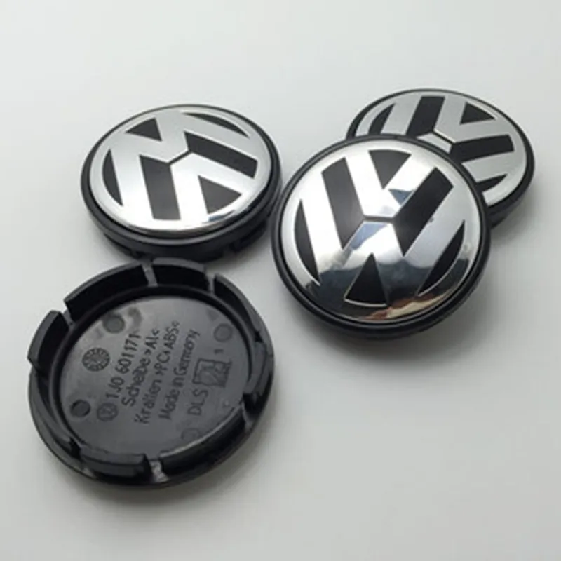 56mm bilhjulslock täcker hjulmattan för VW -logotyp 1J0 601 171 bil