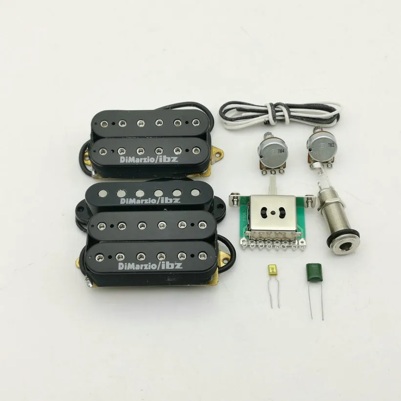 Dimarzioibz Alnico5 Gitar Pickups RG2550 / RG2570 HSH Elektro Gitar Pickup N / M / B Gitar Parçaları ile Set