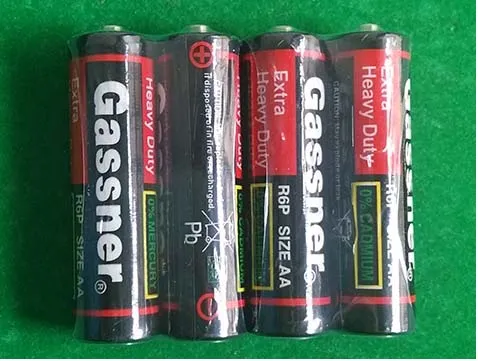 360pcs/Lot R6P R6 UM3 1.5v carbon zinc battery extra heavy duty 100% fresh