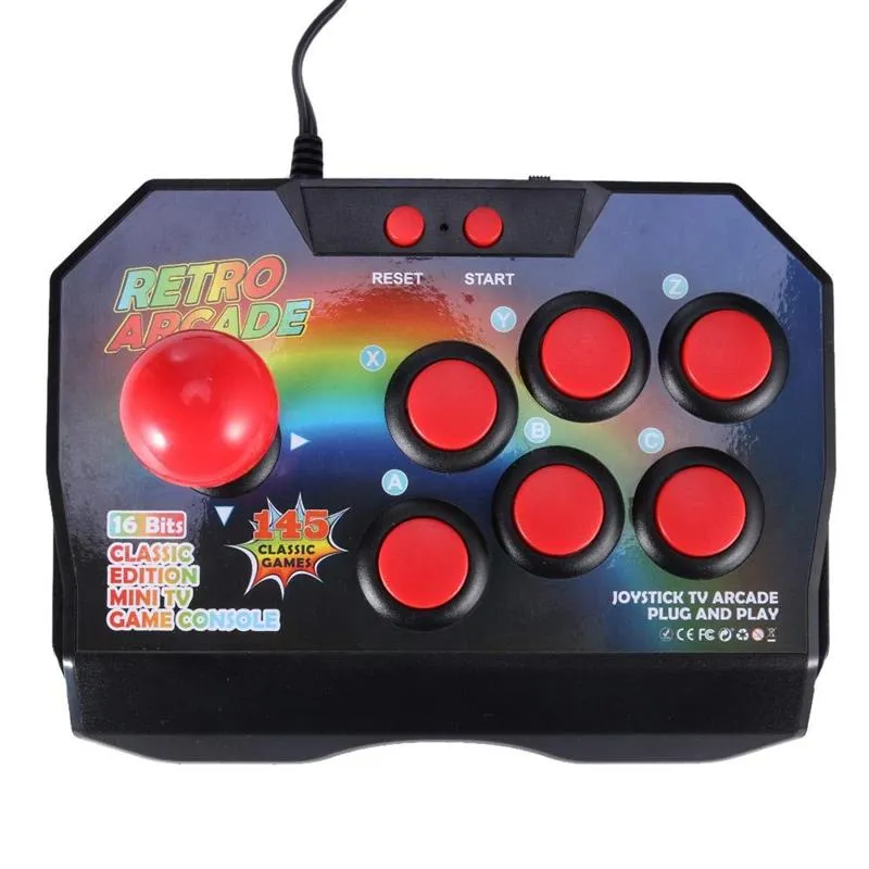 レトロアーケードゲームジョイスティックコントローラー 145ゲーム内蔵 