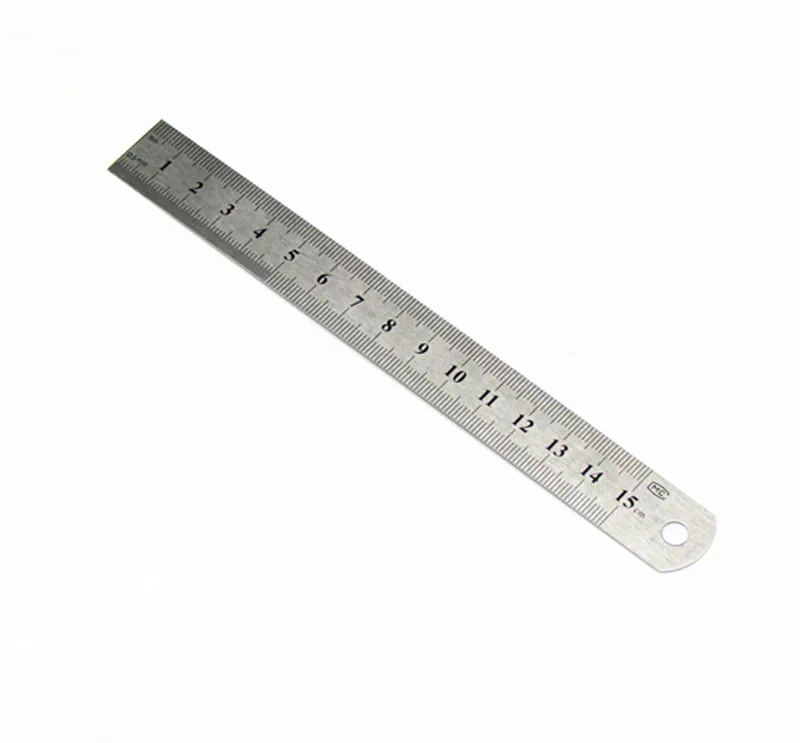 Stainless Steel Metal Straight Ruler Precision Double Sided Measuring Tool
