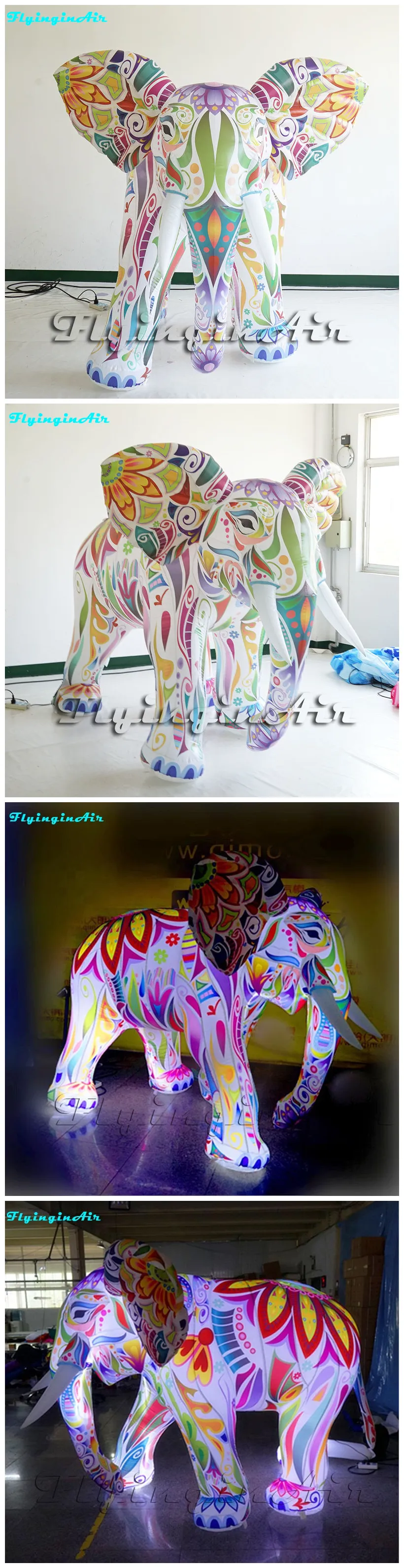 Elephant Inflation Giant Inflatable Elephant With LED... From Fashion ...