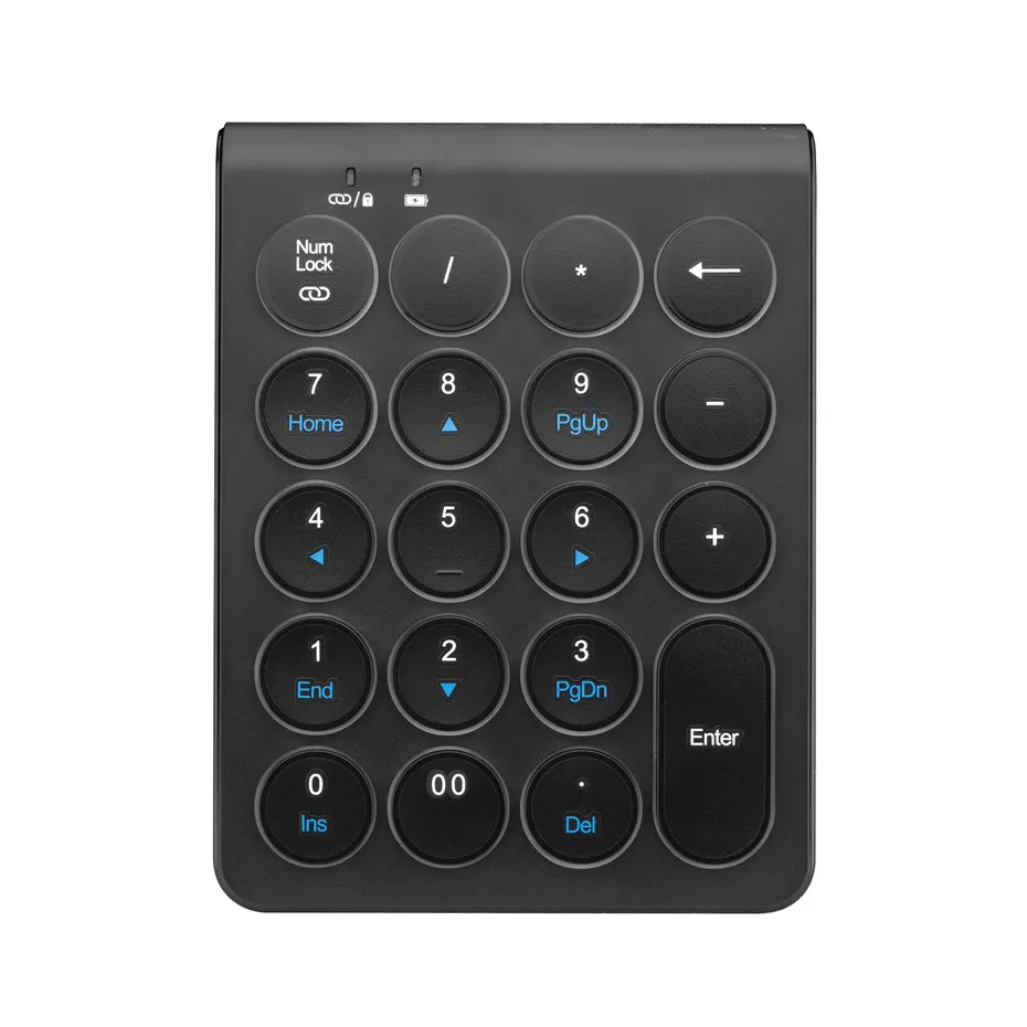 F66 Wireless Bluetooth numeric keyboard Numpad 19 Keys Digital Keyboard for Accounting Teller Laptop Notebook Tablets