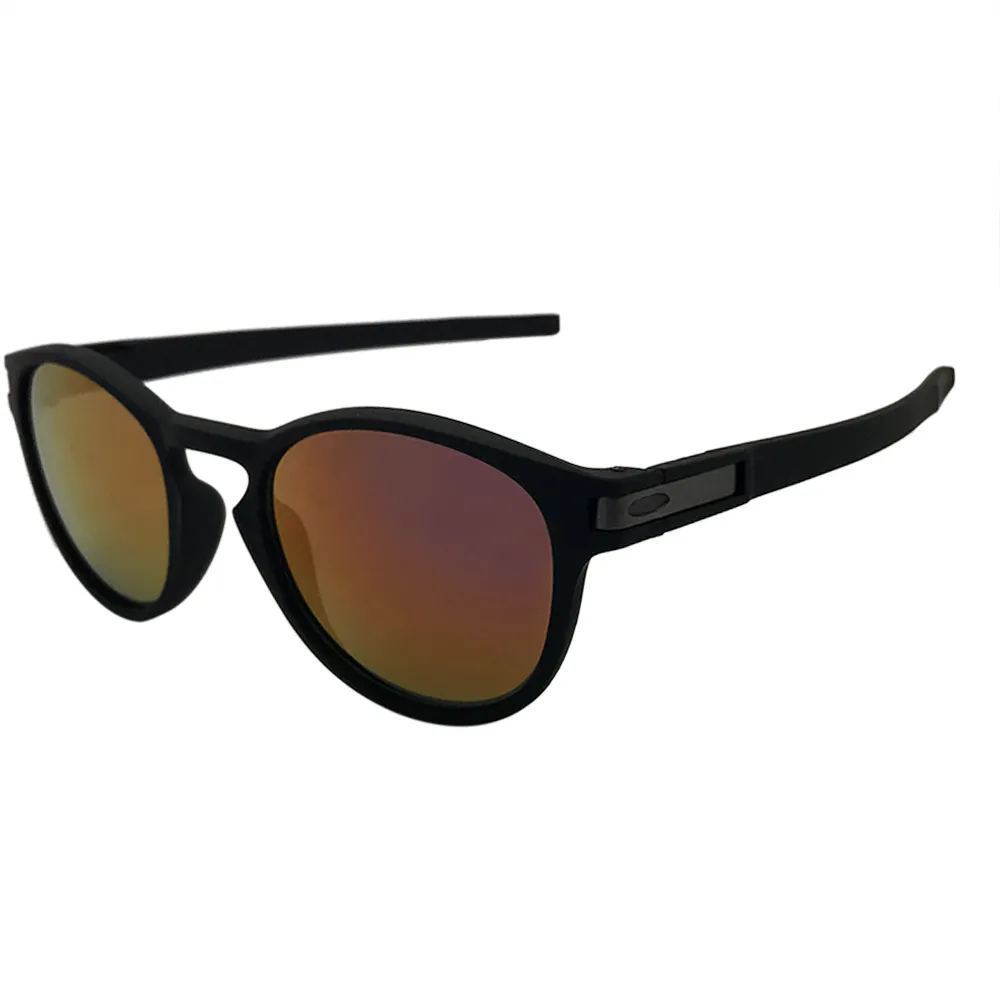 Luxury-Designer Solglasögon Lyx Fashion Sports Märke Glasögon Anpassade Solglasögon 9265 Matt Black / Purpure Mirror Lens