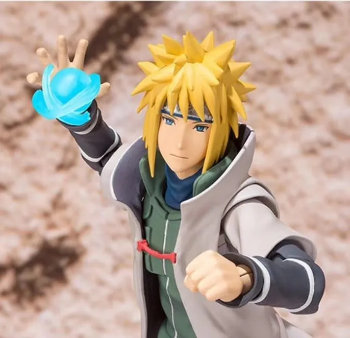 24cm naruto figuras de ação namikaze minato anime modelo dos desenhos  animados pvc coleção brinquedos para