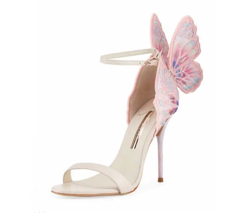 Hot Sale-Sophia Webster Webster Webster Ewangelina Angel-Wing Sandały Wedding Pompy ślubne Damskie Sandal