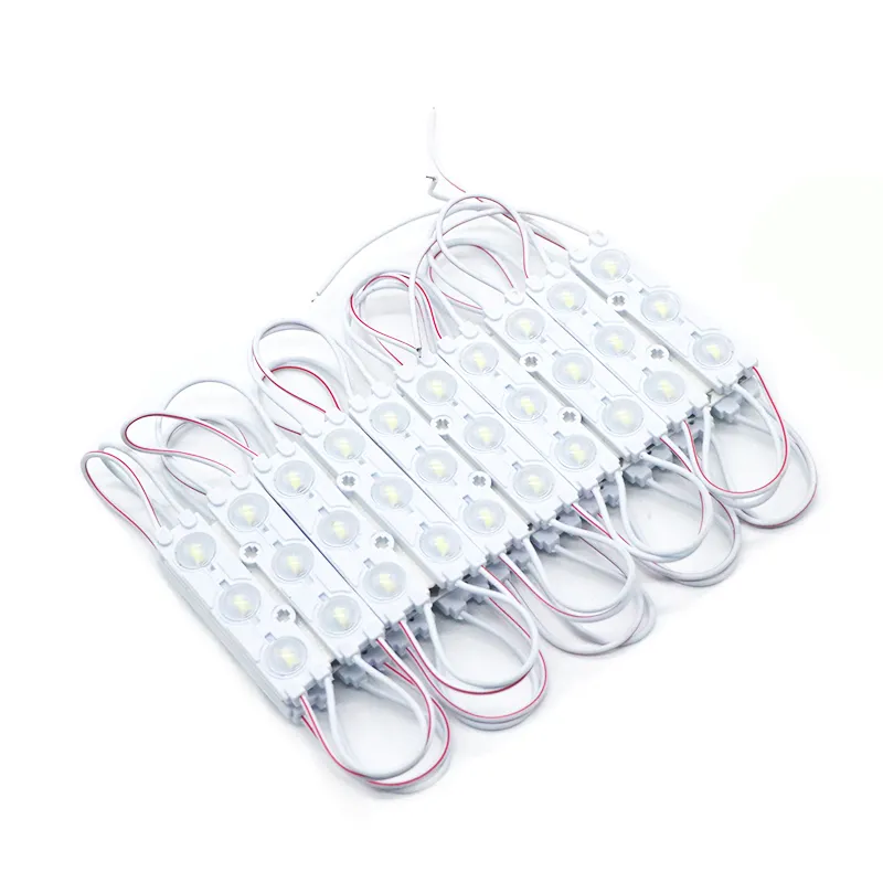 1000PCS DC12V 5630 SMD 3 LED-modulinjektion Vattentät IP65 Dekorativ 5730 Hard Strip Bar Ljuslampa Vit Röd Grön Blå