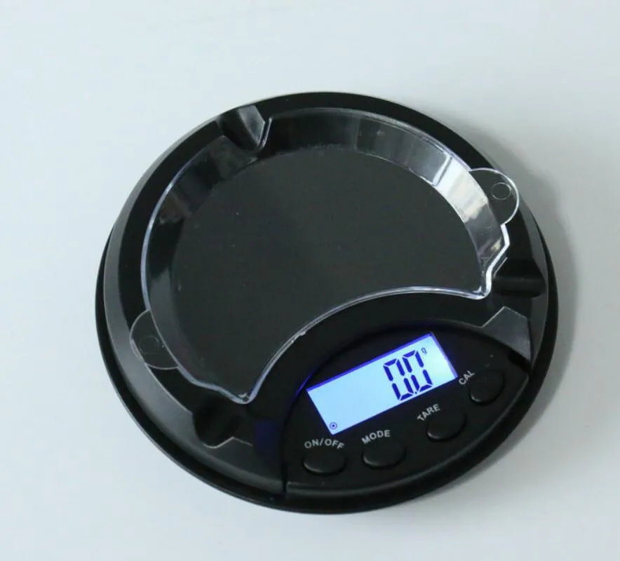 Cendrier balance de poids balance électronique numérique balances de bijoux ménagers affichage LCD de cuisine 500g/0.1g 200g/0.01g