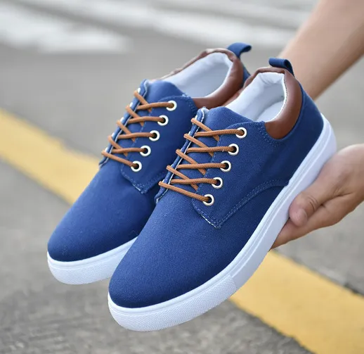 SOFT Brown red blue gray black white Style6 colorful low cut Casual Shoes Mens Trainer Design Breathable Sports Sneakers new arrival 39-44