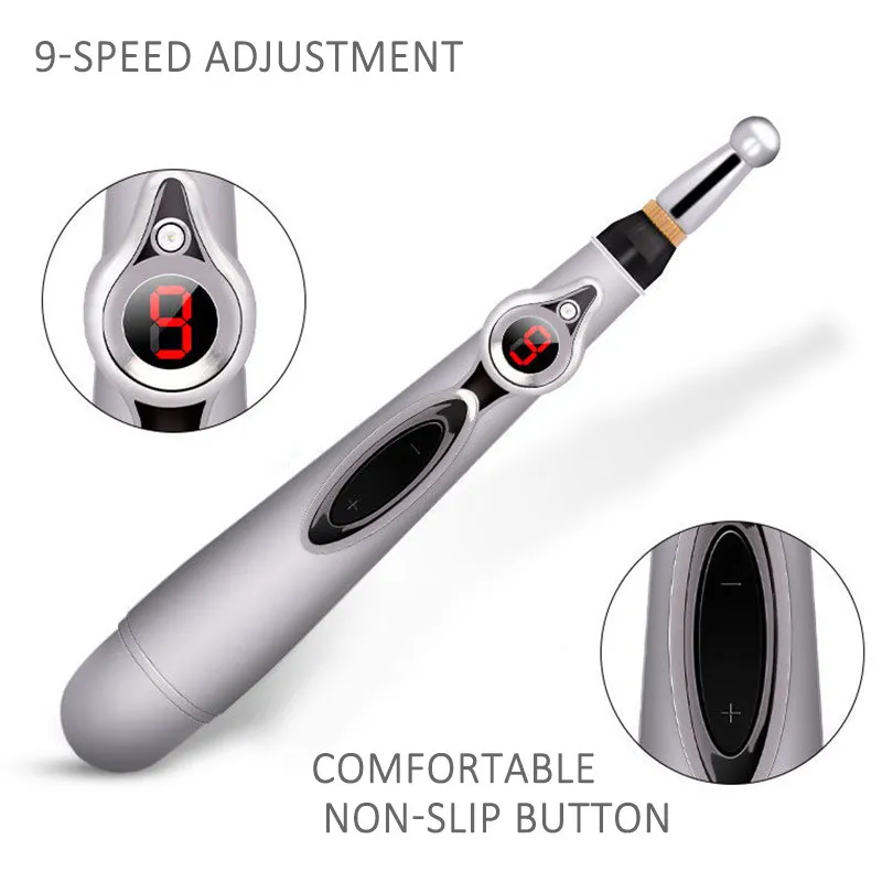 Electronic Accupuncture Pen Massage Relief Pain Tools Health Therapy Instrument Heal Energy Dc88 SH190727