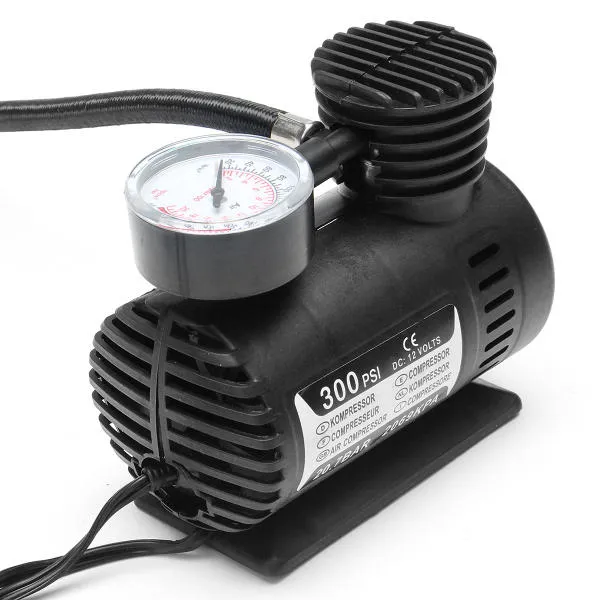 Portable Mini Air Compressor Vehicle Electric Tire Inflator Pump 12V 300  PSI From Ravpower, $6.47