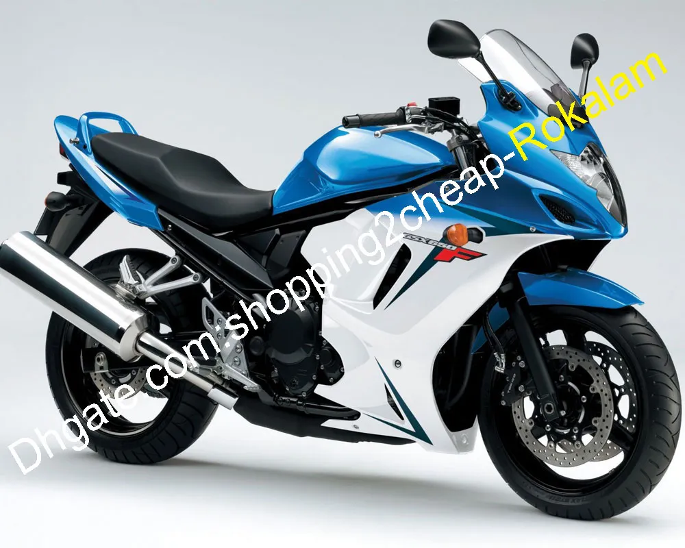 För Suzuki GSX650F Katana GSXF 650 Blue White Motorcycles GSX 650F GSXF650 2008 2009 2010 2011 2012 2013 Fairings