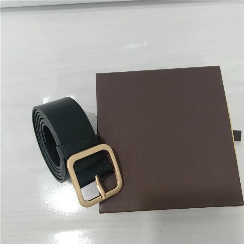 designer belts mens luxury belts womens designer belt leather business belts big gold buckle shipping with Box 1651534