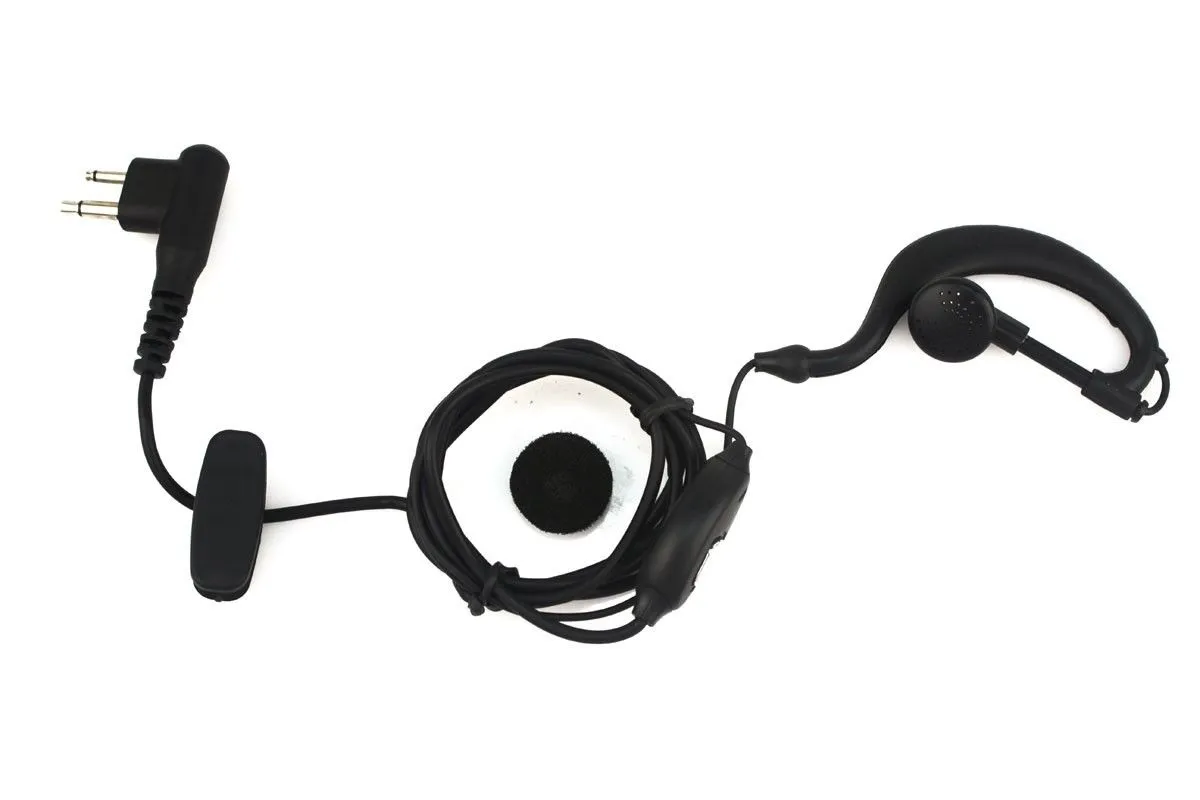 Cuffie auricolari con gancio auricolare 50X 2 PIN PTT MIC per Motorola CP88 GP2100 SP10 Radio3685420