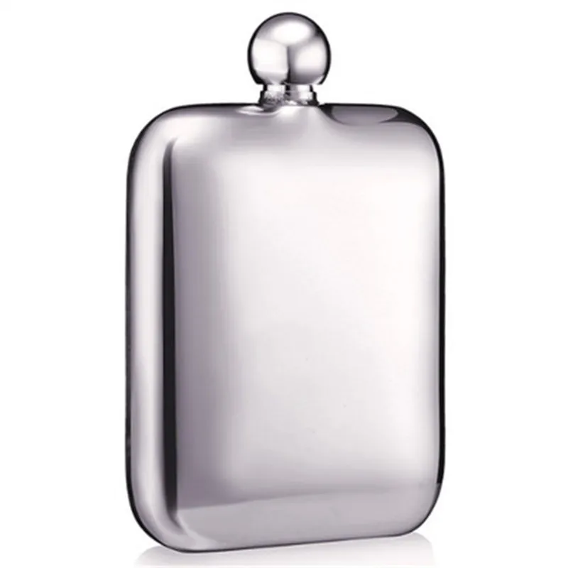 Preference 1pc 6 oz Square Wine Pot Camping Flagon Hip Flask Stainless Steel Wine Pot
