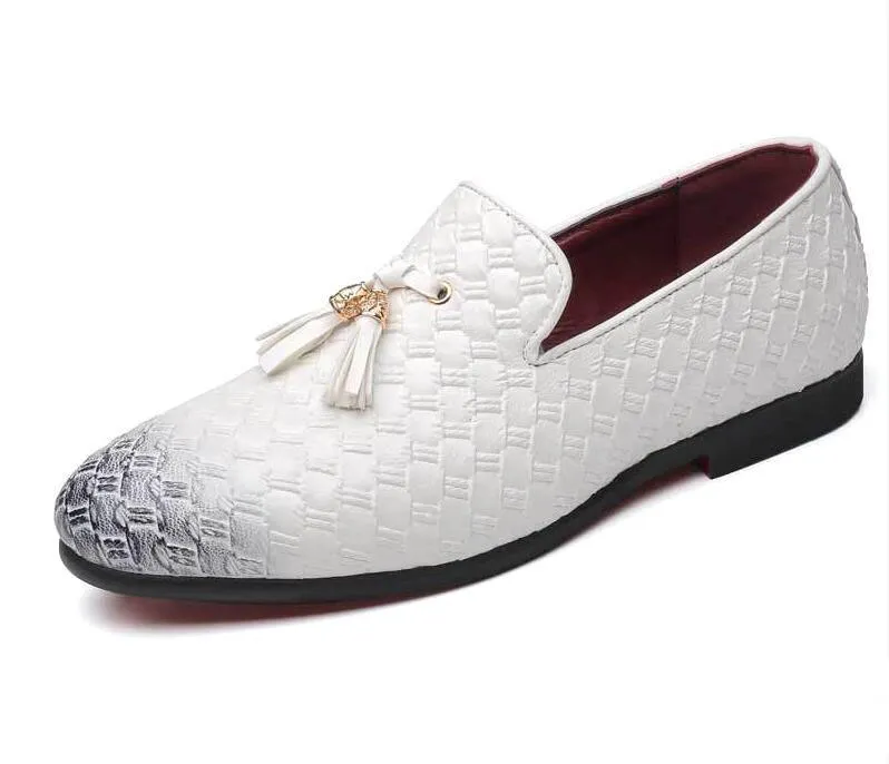 Nappe Scarpe Eleganti Da Uomo Scarpe Oxford Intrecciate In Pelle
