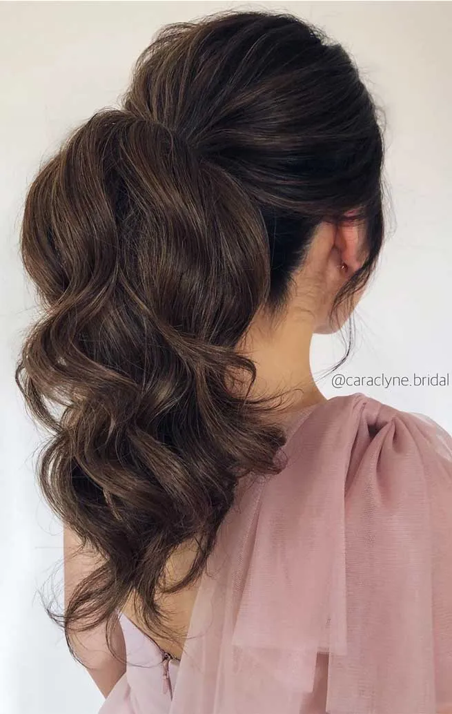 53 Best Ponytail Hairstyles { Low and High Ponytails } To Inspire | Prom  hairstyles for long hair, Bride hairstyles, High ponytail hairstyles