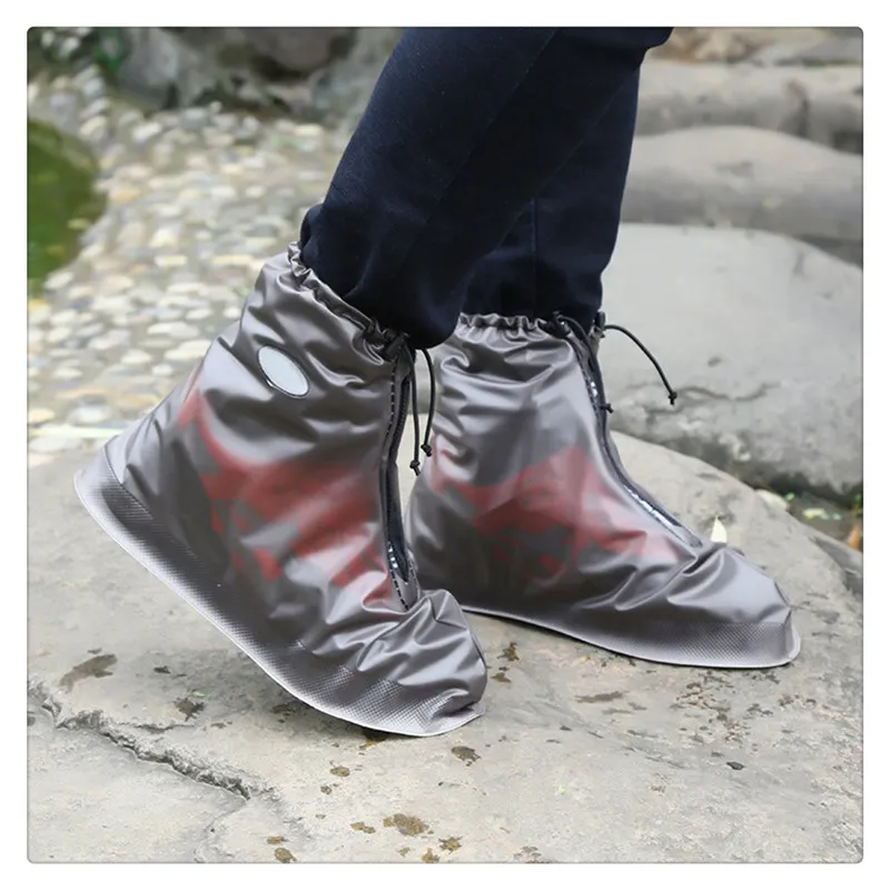 Couvre-chaussure de Pluie de couleur unie Anti-dérapant