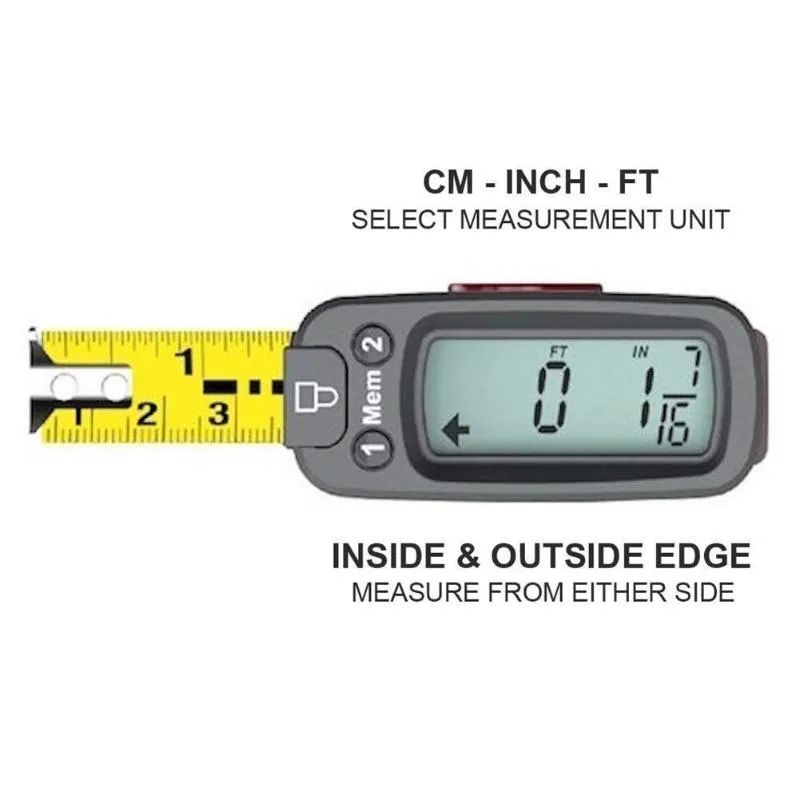 Wholesale Portable Digital Measuring Tape 5M/16Ft LCD Display, Accurately  Measures Steel And Metric Wood Gauges With From Dejx, $98.08