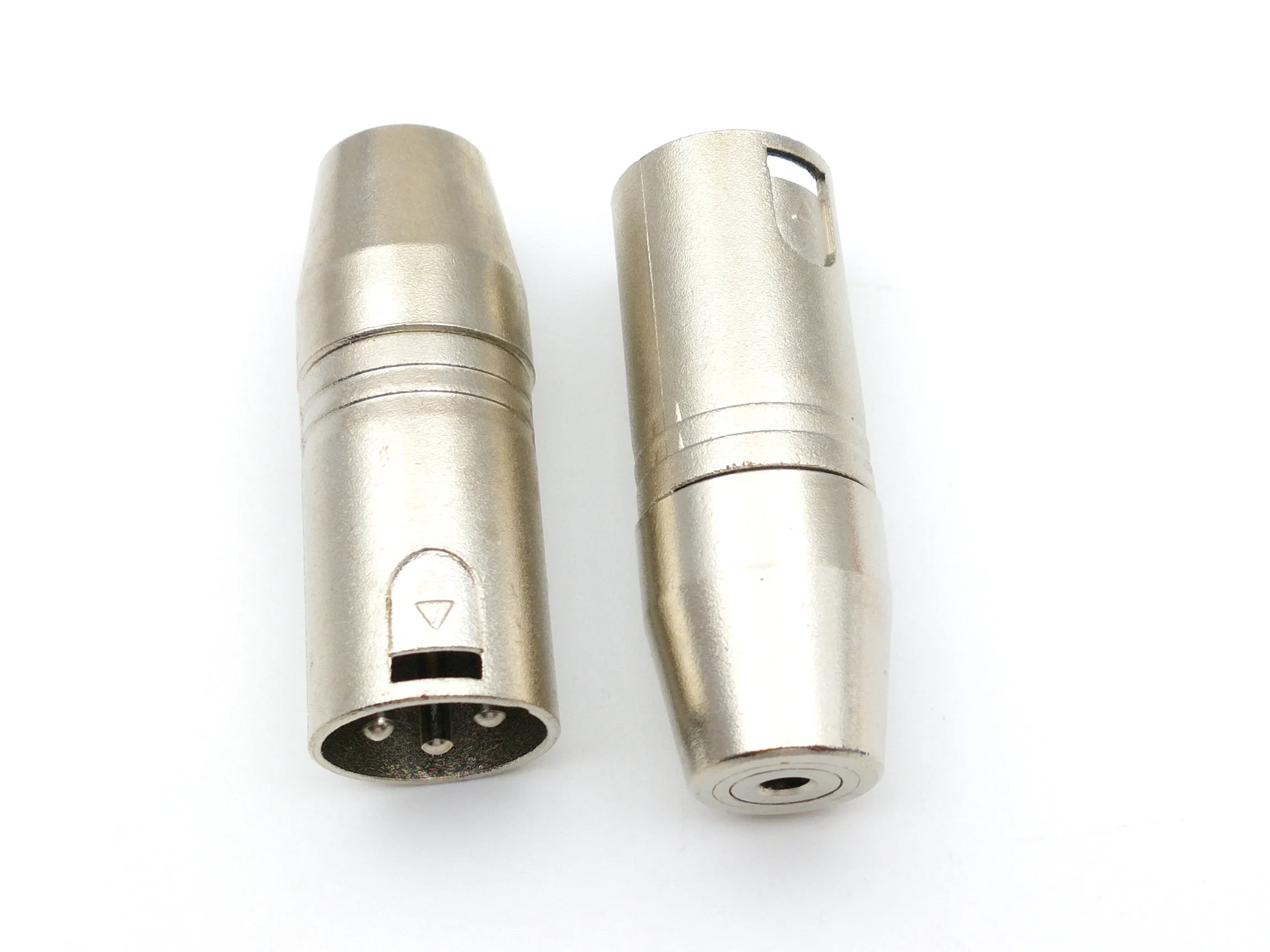 1pcs 3 pin XLR Audio Male Plug Connector to 3.5mm stereo socket adapter