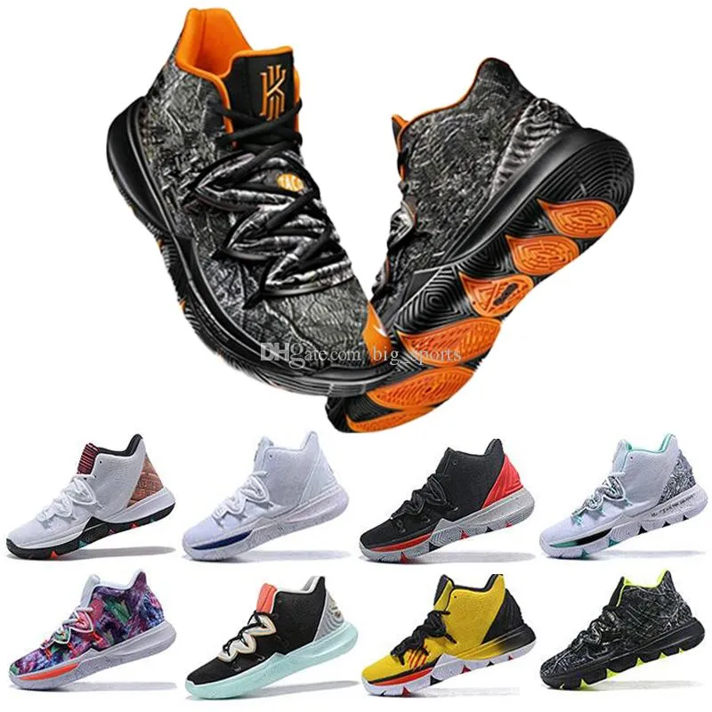 New Mens Kyrie 5 V Basketball Shoes Irving 5S Black Magic Egyptian