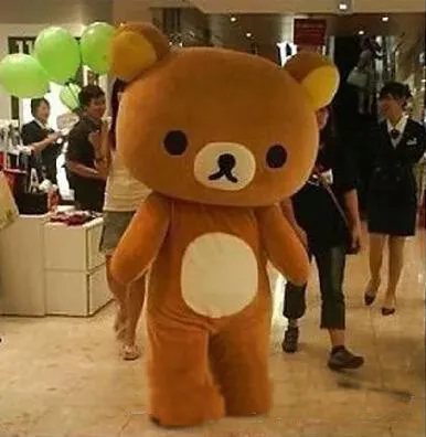 2019 Outlets de fábrica personalizados Disfraces de mascota Rilakkuma Disfraces de mascota Rilakkuma Fabricante Proveedor Vestido publicitario Exportador