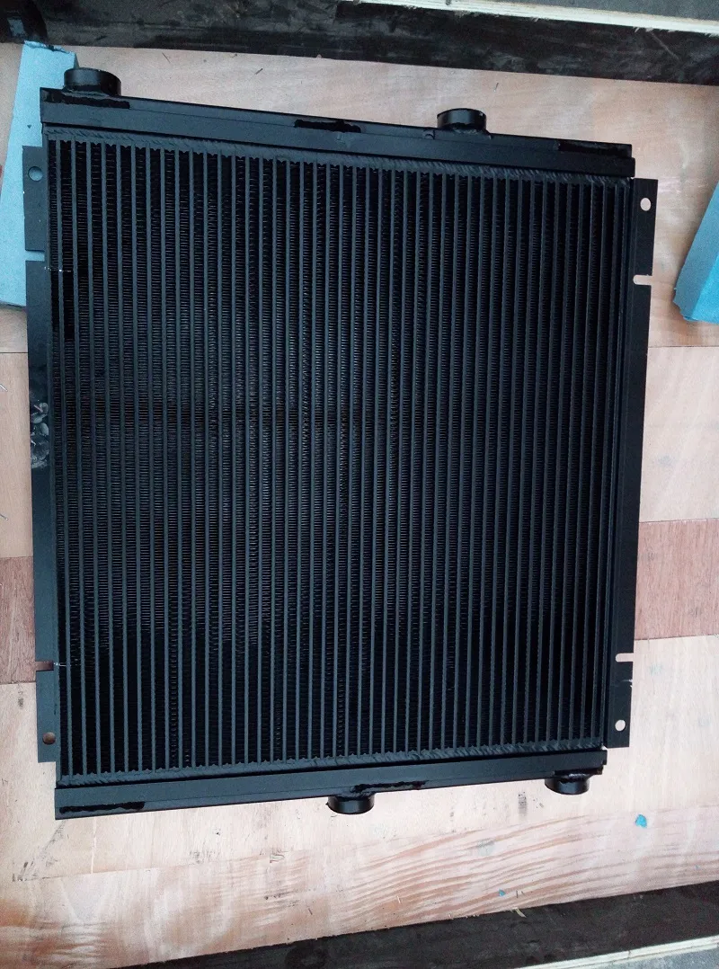 Compressor Cooling Radiator High-Performance Air Compressor Cooler & Oil Radiator Combination ...
