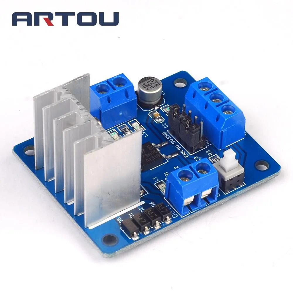 Module Contrôleur Moteur L298N - Double Pont H - 5-35V - Pour Arduino Robot Smart Car