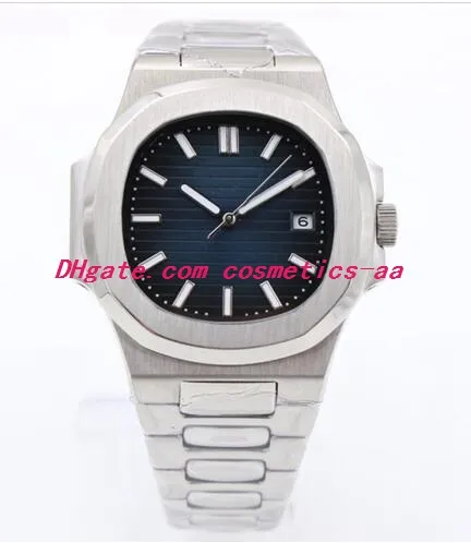 15 Style Top vente 5711/1A 010 39mm montre de Sport hommes automatique Monement montre boîtier en argent cadran en acier inoxydable luxe hommes montres