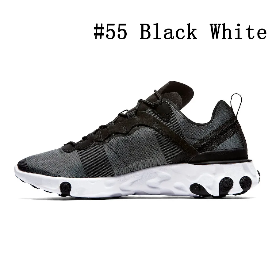 2021 Script React Element 55 Mens Running Shoes 55s Trainer Sports