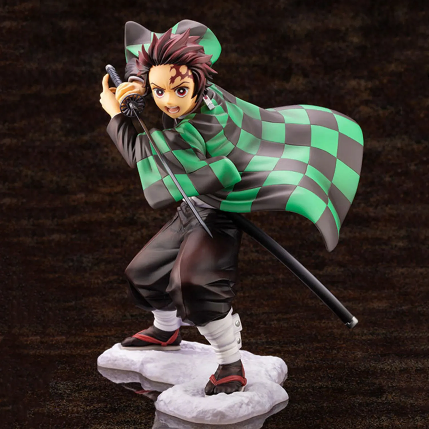 Action Toys Kimetsu no Yaiba Demon Slayer Anime Figures Kamado Tanjirou Figma Nezuko Tanjirou Change Face Collectible Model Doll