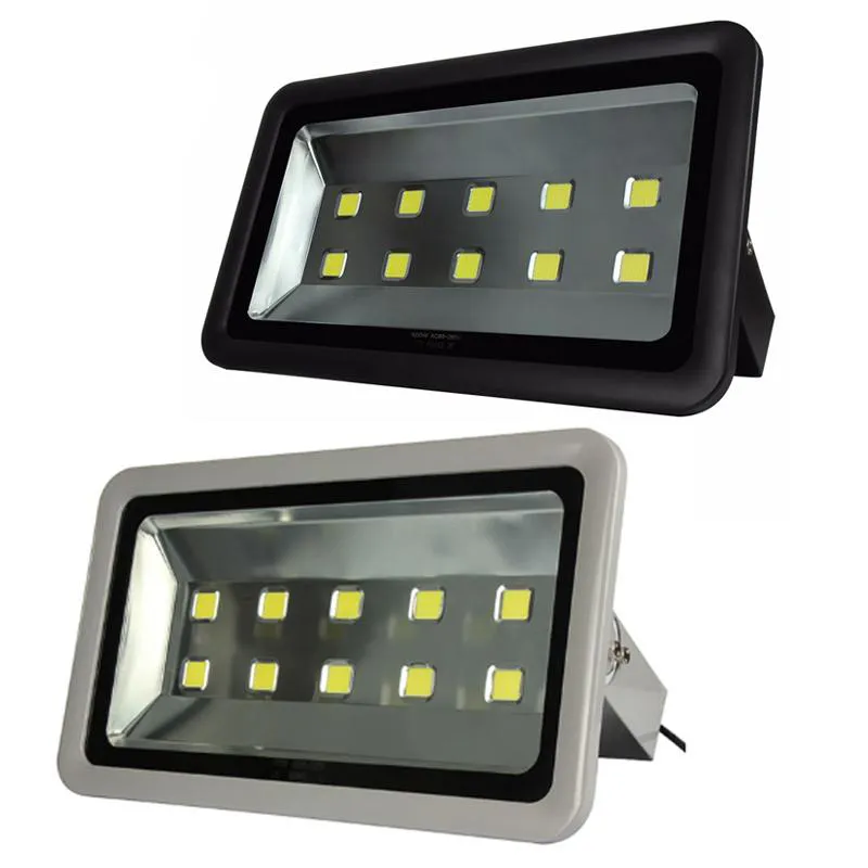 Outdoor LED Flood Light 500W 6000K IP66 Bright LED Spotlight 500 Watt Flat Design For Advertising Sign House Entrance Riding Arena Or Public Lighting  2003242215