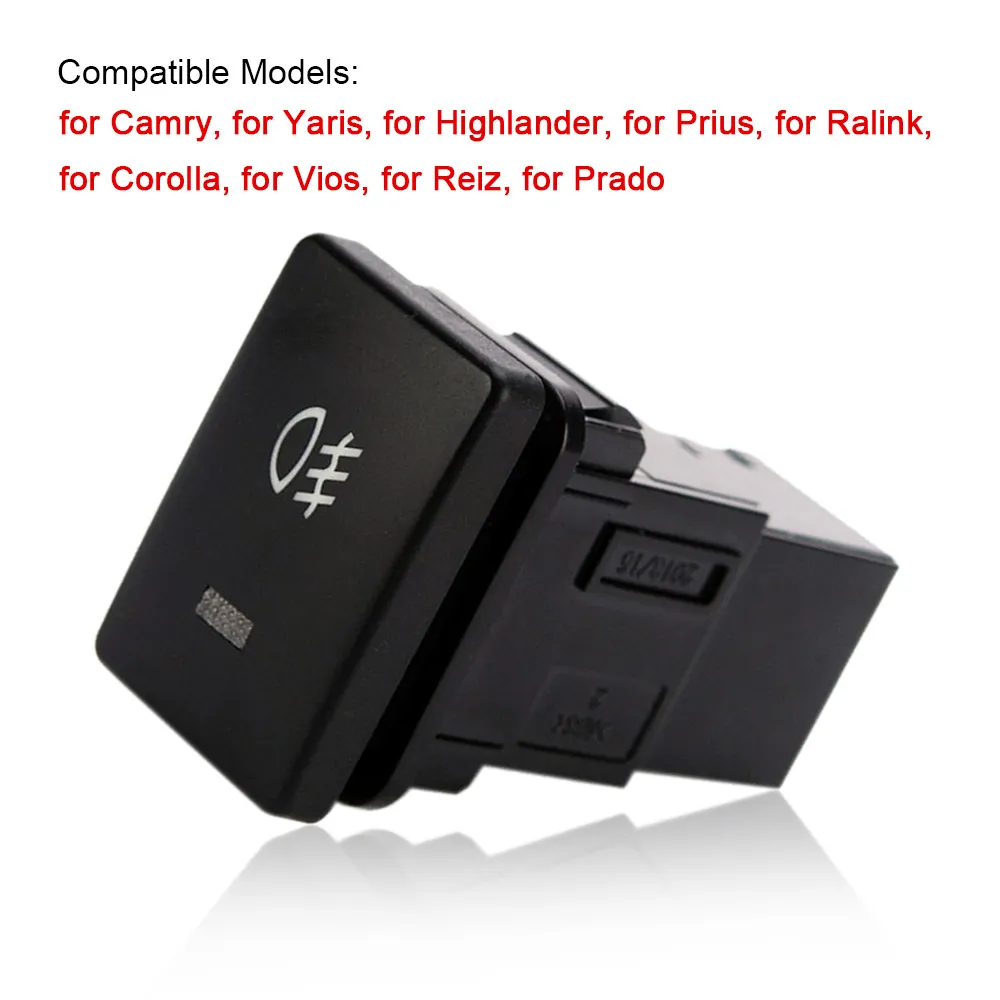 12V 22mm Universel Phare antibrouillard Interrupteur marche