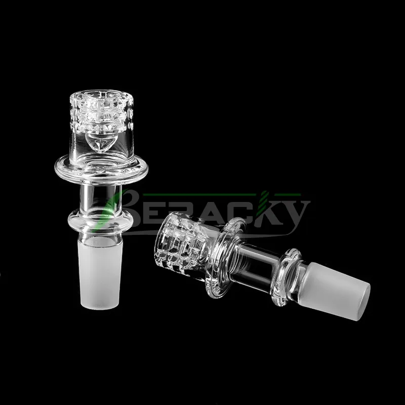 New Beracky Diamond Knot Quartz Enail Banger Suit 20mmOD Coil Heater 14mm 18mm Male Female Quartz E Nail Banger For Glass Water Bongs