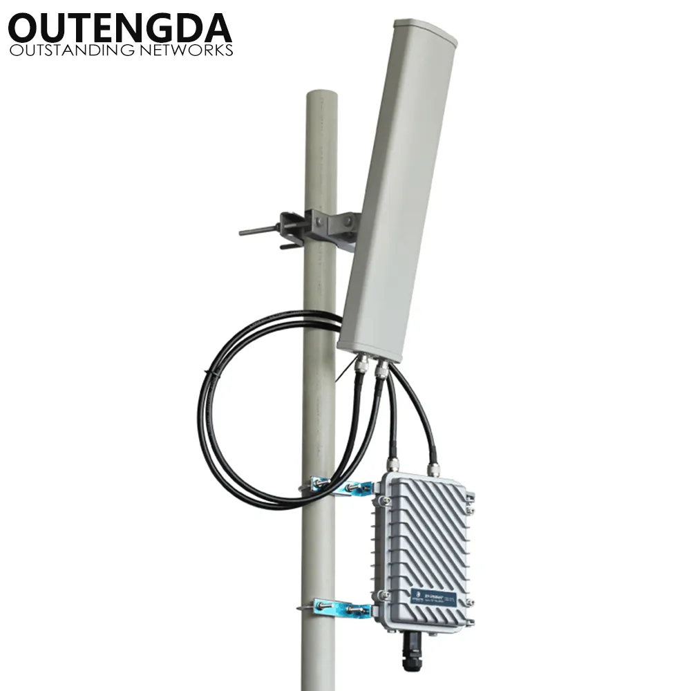 Long Range 400meters WiFi ao ar livre Roteador Router Point Extender 2.4GHz 300MBS Router Sem Fio AP Hotspot estação base com 14dbi formiga