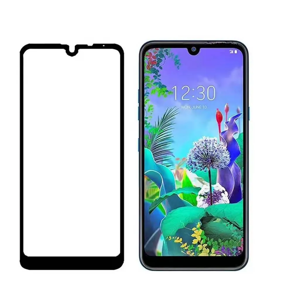 9H Full Cover Colorful Harted Glass Screen Protector Silk Print LG K30 2019 K40S Airsto 4 2019 Essus Plus 200 sztuk