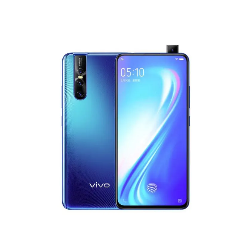 Oryginalne Vivo S1 Pro 4G LTE Cell 6 GB RAM 128 GB 256 GB ROM Snapdragon 675 Octa Core 48.0MP AR LIFTING OTG Android 6.39 "Full Screen Pedentprint ID Smart Mobile